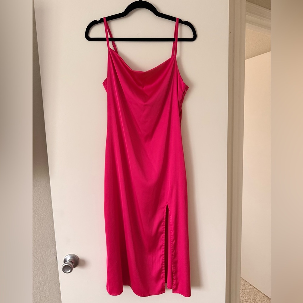 Satin Midi Dress